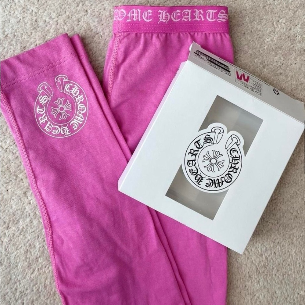 Chrome Hearts Vibrant Pink Leggings